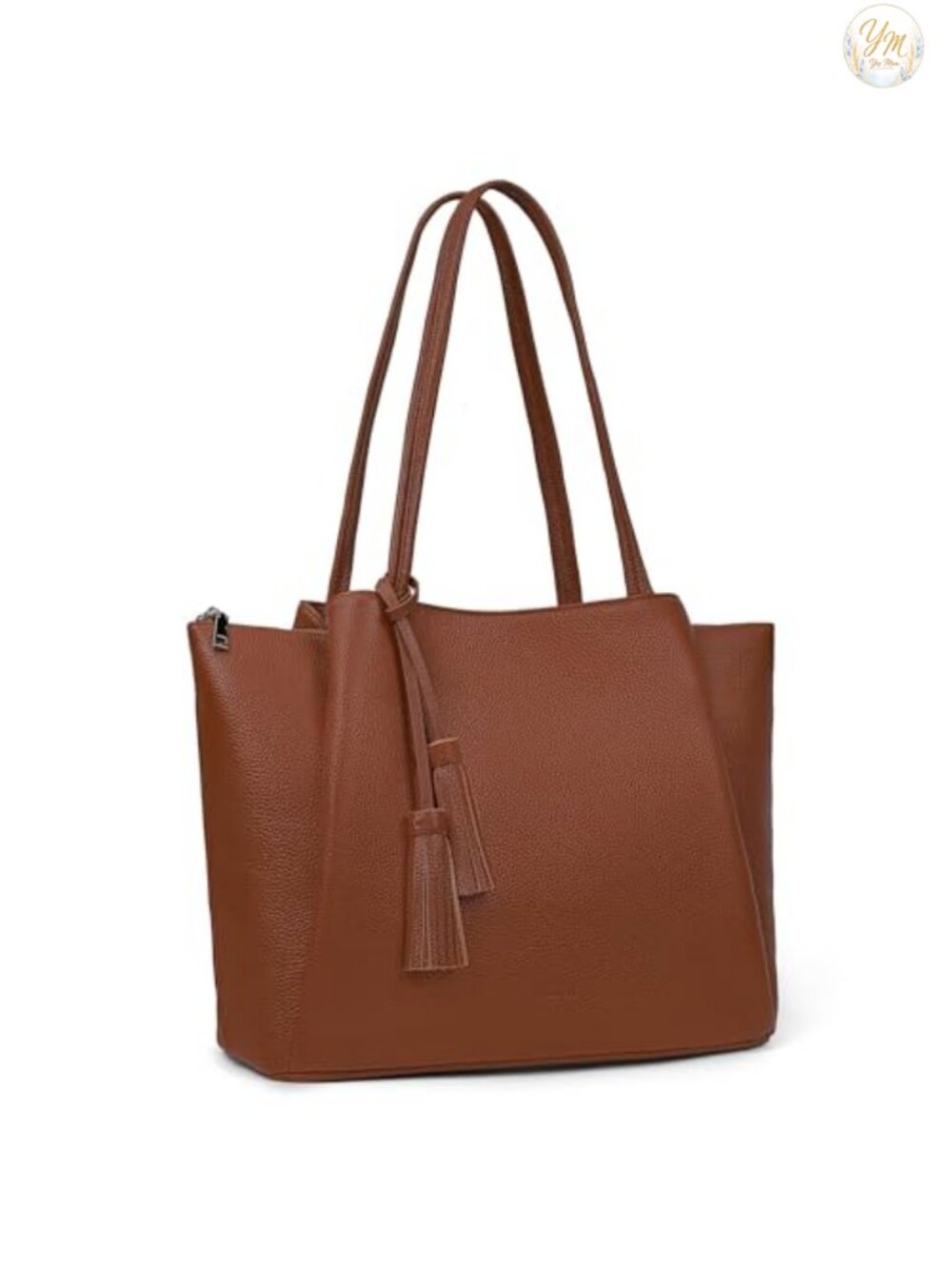 Genuine Leather Tote Bag for Women Work Laptop Purse Handbag